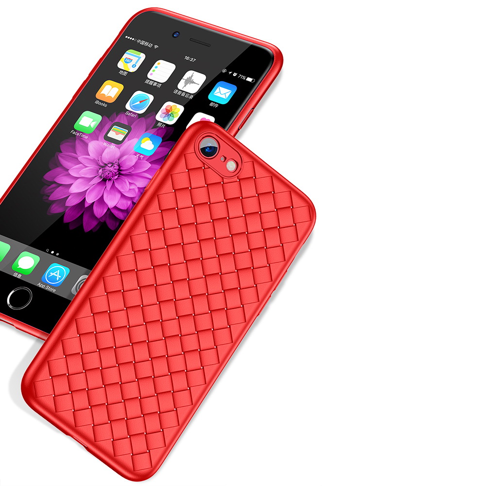 3D чехол Baseus BV Weaving красный для iPhone 6/6S