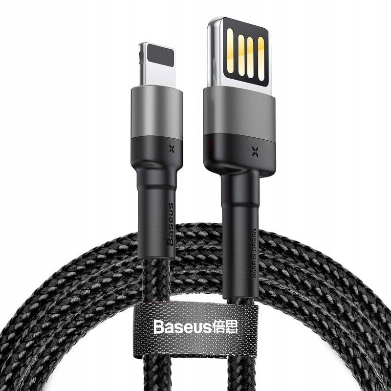Кабель Baseus Cafule Cable?Special Edition?USB For iP 2m Grey+Black
