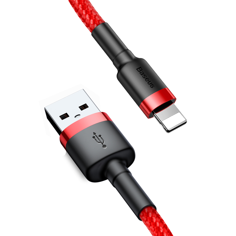 Кабель Baseus Cafule Cable USB For Lightning 1.5A 2m Red+Red