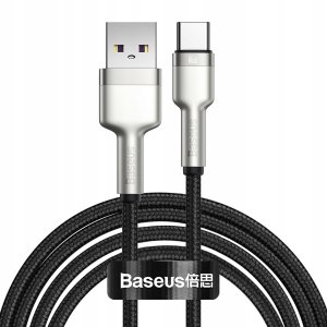 Кабель Baseus Cafule Series Metal Data Cable USB to Type-C 66W 2m Black