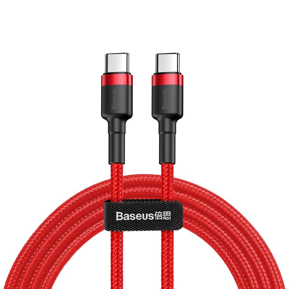 Кабель Baseus Cafule USB Cable Type-C-Type-C 3A 1m Red