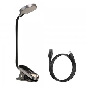 Лампа Baseus Comfort Reading Mini Clip Lamp (DGRAD-0G) темно-серая