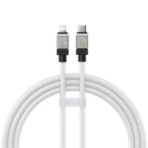 Кабель Baseus CoolPlay Series Fast Charging Cable Type-C to iP 20W 1m White