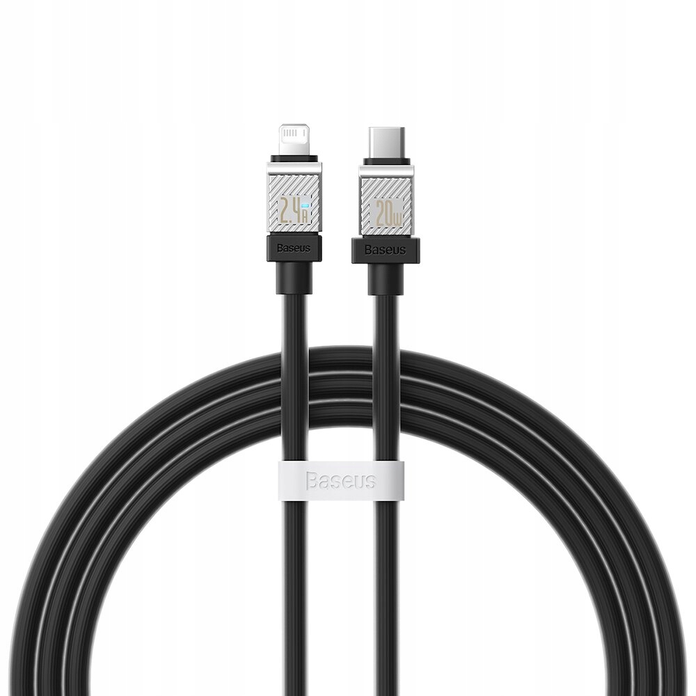 Кабель Baseus CoolPlay Series Fast Charging Cable Type-C to iP 20W 2m Black