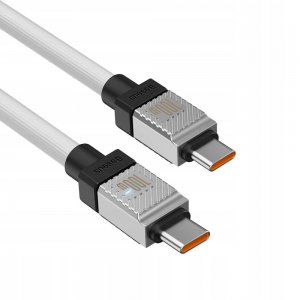 Кабель Baseus CoolPlay Series Fast Charging Cable Type-C to Type-C 100W 1m White