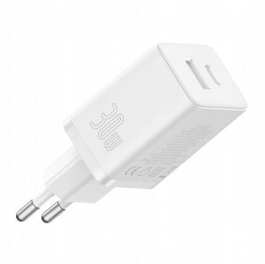 Мережевий зарядний пристрій Baseus Cube Fast Charger C+U 30W EU Moon White