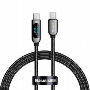 Кабель Baseus Display Fast Charging Data Cable Type-C to Type-C 100W 2m Black