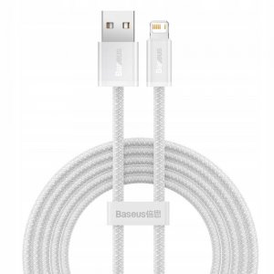 Кабель Baseus Dynamic Series Fast Charging Data Cable USB to iP 2.4A 2m White