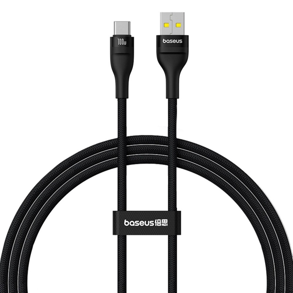 Кабель Baseus Flash 2 Charging Cable USB to USB-C 100W 1m Cluster Black