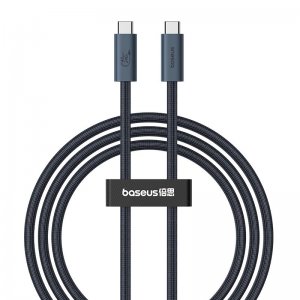 Кабель Baseus Flash Series 2 USB4 Full Featured Data Cable Type-C to Type-C 240W 1m Cluster Black