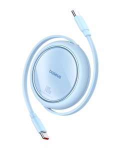 Кабель Baseus Free2Draw Mini Retractable Charging Cable Type-C to Type-C 100W 1m Galaxy Blue