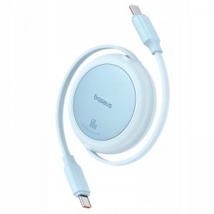 Кабель Baseus Free2Pull Mini Charging Cable USB-C to USB-C 60W 1m Galaxy Blue