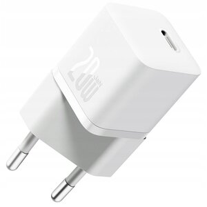 Мережевий зарядний пристрій Baseus GaN5 Fast Charger(mini) 1C 20W EU White
