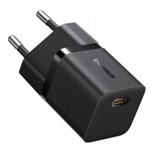 Мережевий зарядний пристрій Baseus GaN5 Fast Charger (mini) 1C 25W EU Cluster Black