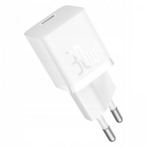 Мережевий зарядний пристрій Baseus GaN5 Fast Charger(mini) 1C 30W EU White