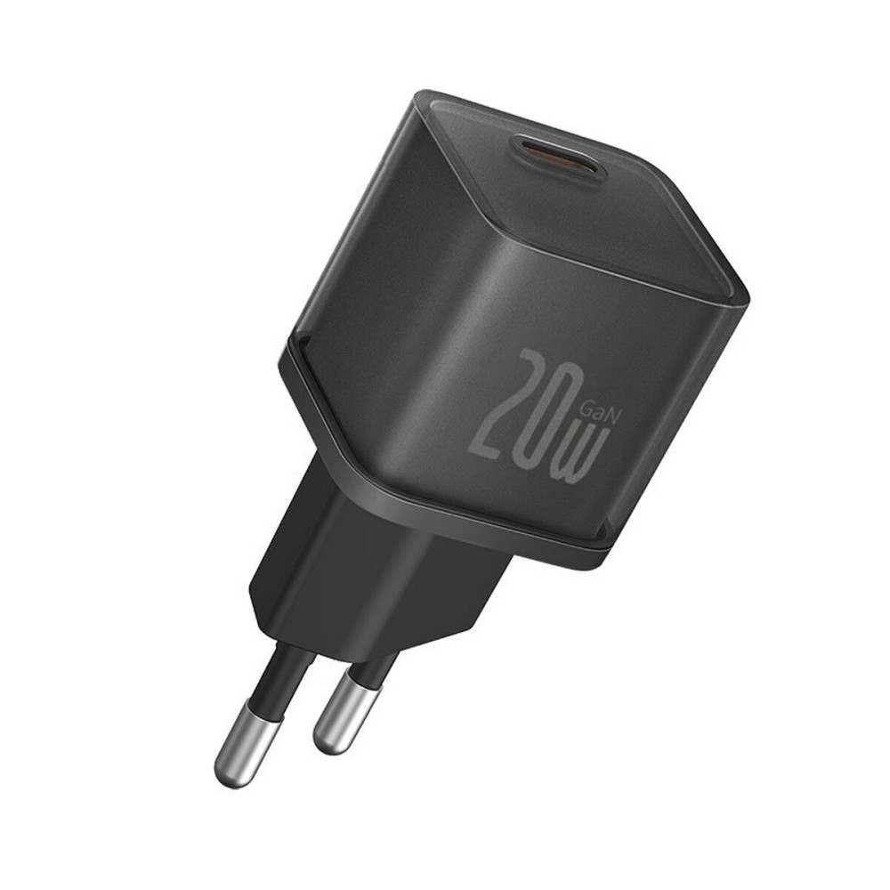 Мережевий зарядний пристрій Baseus GaN5S Fast Charger 1C 20W EU Cluster Black