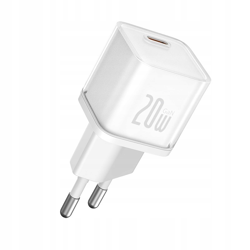 Мережевий зарядний пристрій Baseus GaN5S Fast Charger 1C 20W EU Moon White