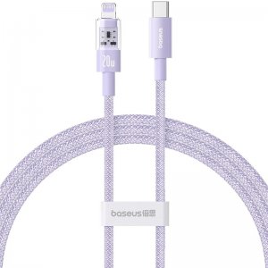 Кабель Baseus Gem Fast-Charging Data Cable USB-C to iP 20W 1m Nebula Purple