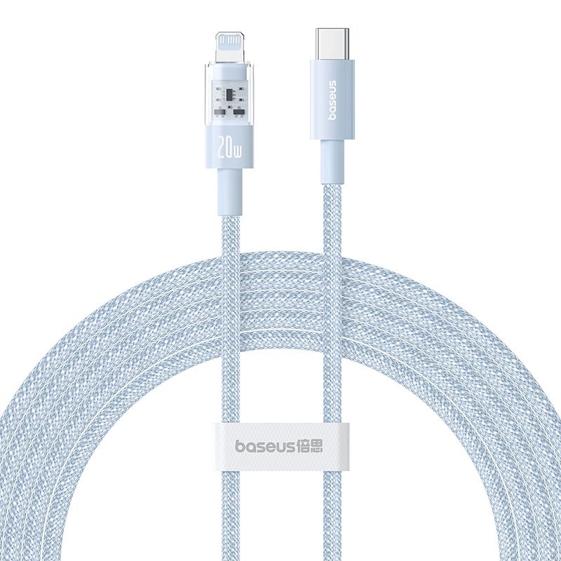 Кабель Baseus Gem Fast-Charging Data Cable USB-C to iP 20W 2m Galaxy Blue