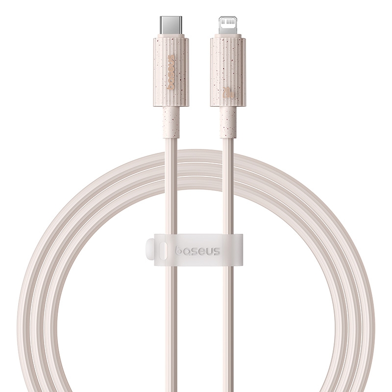 Кабель Baseus Habitat Series Fast Charging Cable Type-C to iP 20W 2m Wheat Pink