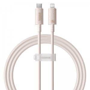 Кабель Baseus Habitat Series Fast Charging Cable Type-C to iP 20W 2m Wheat Pink