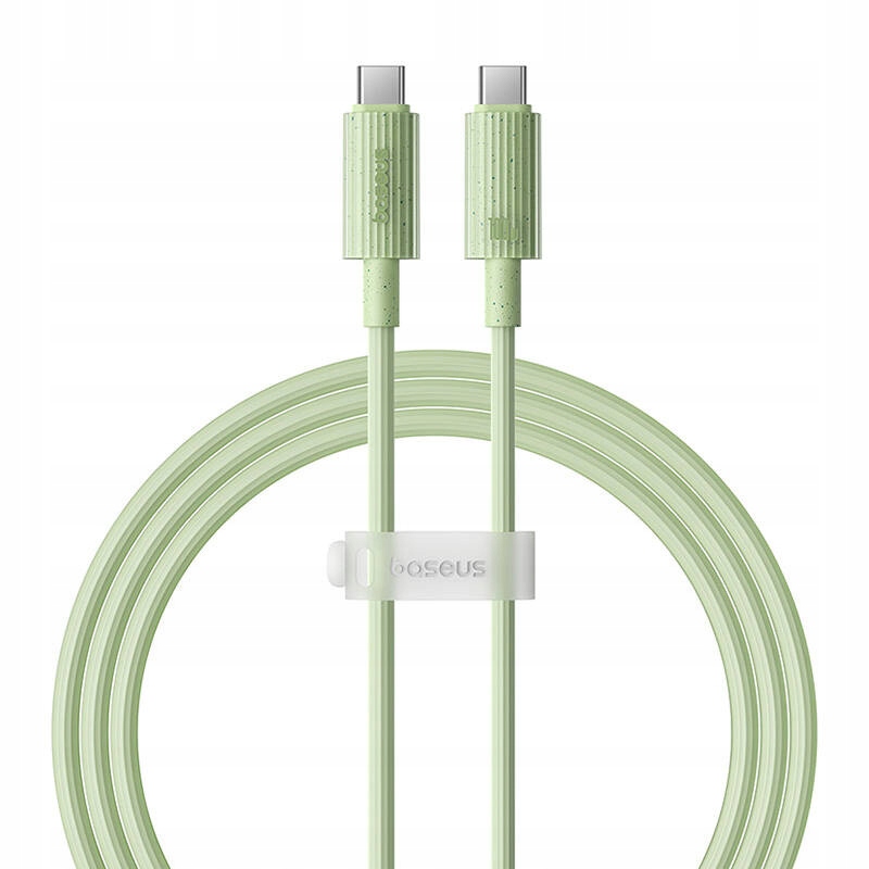 Кабель Baseus Habitat Series Fast Charging Cable Type-C to Type-C 100W 1m Natural Green