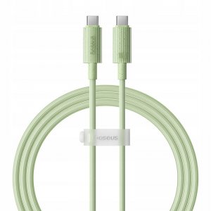 Кабель Baseus Habitat Series Fast Charging Cable Type-C to Type-C 100W 1m Natural Green