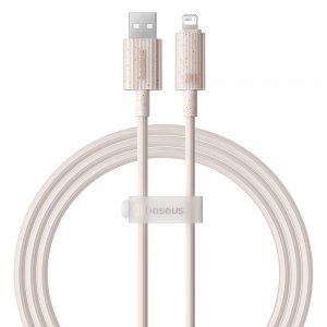 Кабель Baseus Habitat Series Fast Charging Cable USB to iP 2.4A 2m Wheat Pink