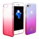 Полупрозрачный чехол Baseus Glaze розовый для iPhone 8/7/SE 2020
