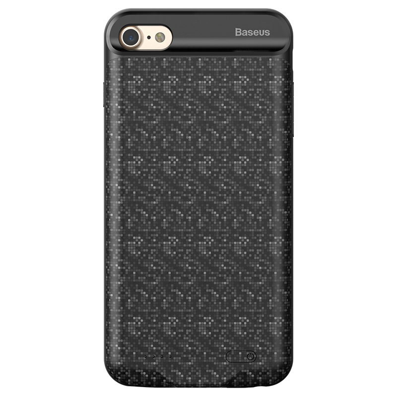 Чехол-аккумулятор Baseus Plaid Backpack 5000mAh чёрный для iPhone 6/6S