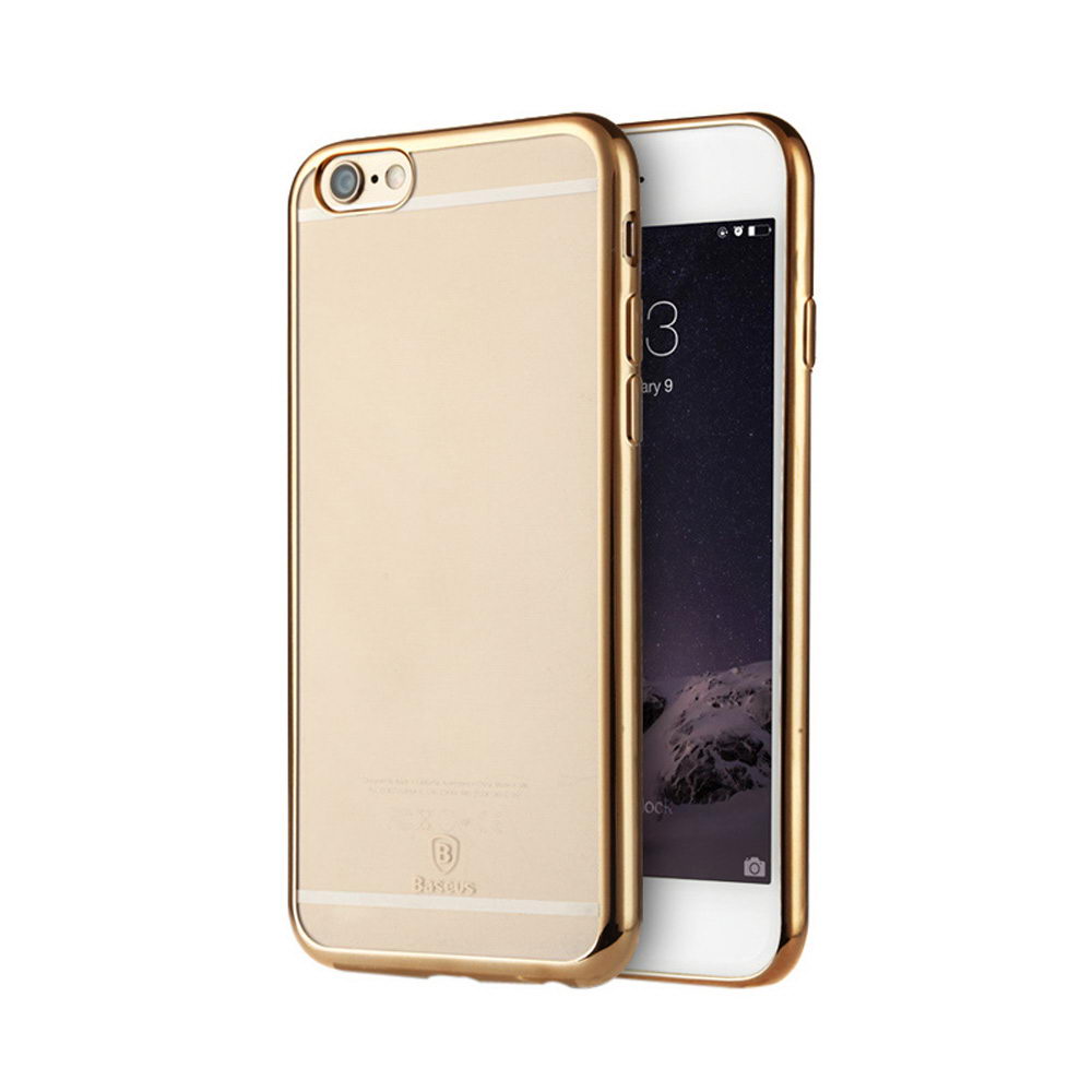 Чехол Baseus Shining золотой для iPhone 6 Plus/6S Plus