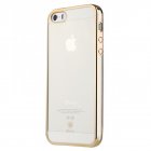 Силиконовый чехол Baseus Shining золотой для iPhone 5/5S/SE