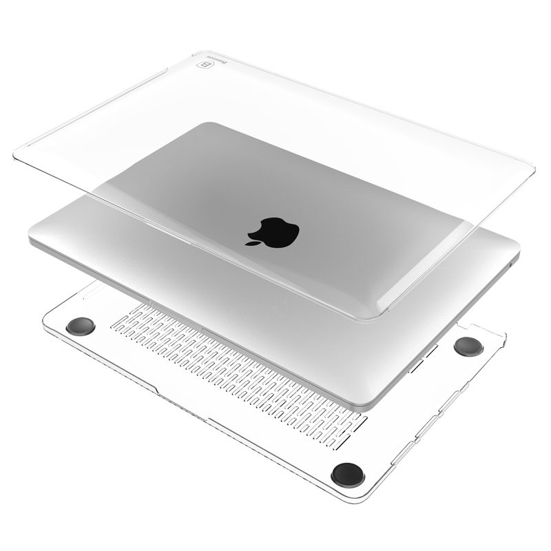 Пластиковый чехол Baseus Sky белый для MacBook Pro 13"