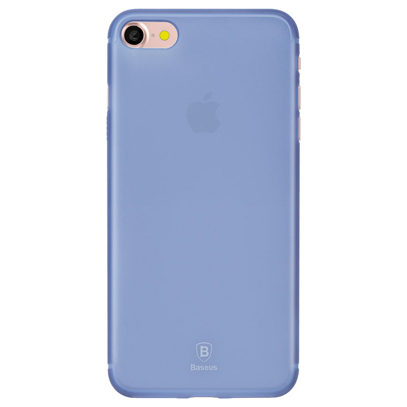 Напівпрозорий чохол Baseus Slim синій для iPhone 8/7/SE 2020