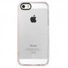Прозрачный чехол Baseus Soft Feather прозрачный + розовый для iPhone 5/5S/SE