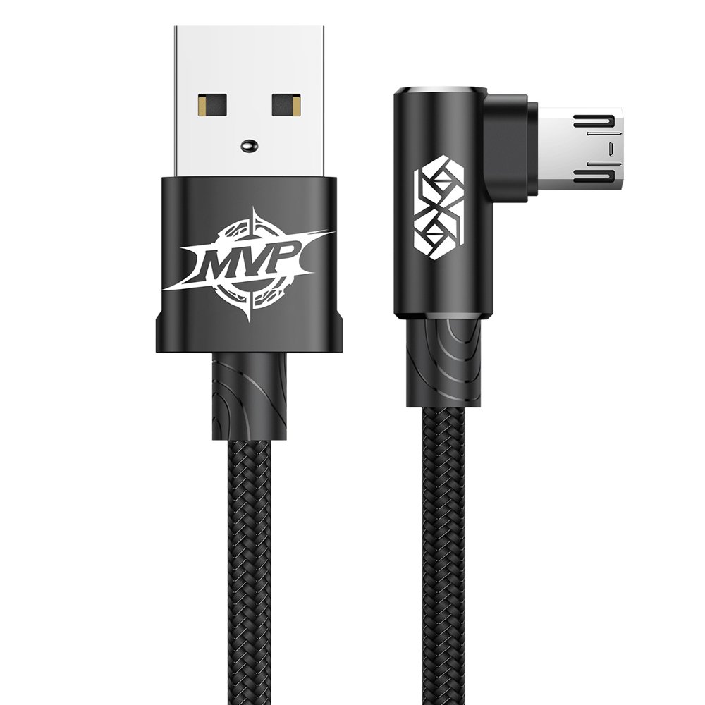 Micro-USB кабель Baseus MVP Elbow 1.5A 2M черный