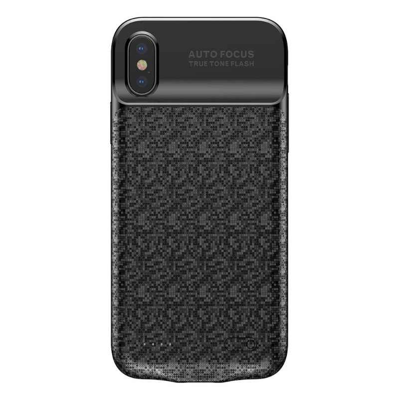Чехол-аккумулятор Baseus Plaid Backpack 3500mAh черный для iPhone X
