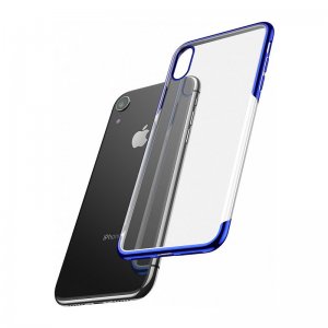 Силіконовий чохол Baseus Shining синій для iPhone XR