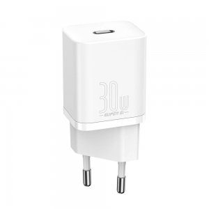 Мережевий зарядний пристрій Baseus Super Si quick charger IC 30W EU White