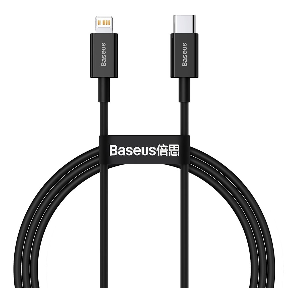 Кабель Baseus Superior Series Fast Charging Data Cable Type-C to Lightning PD 20W 1m (CATLYS-A01) черный