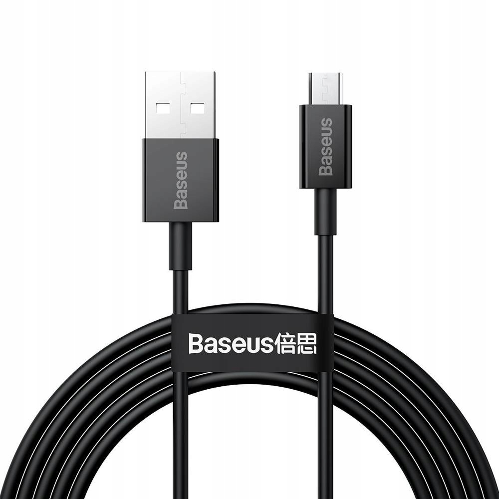 Кабель Baseus Superior Series Fast Charging Data Cable USB to Micro 2A 2m Black