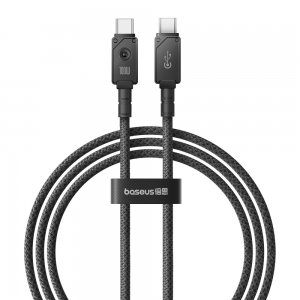 Кабель Baseus Unbreakable Series Fast Charging Data Cable Type-C to Type-C 100W 1m Cluster Black