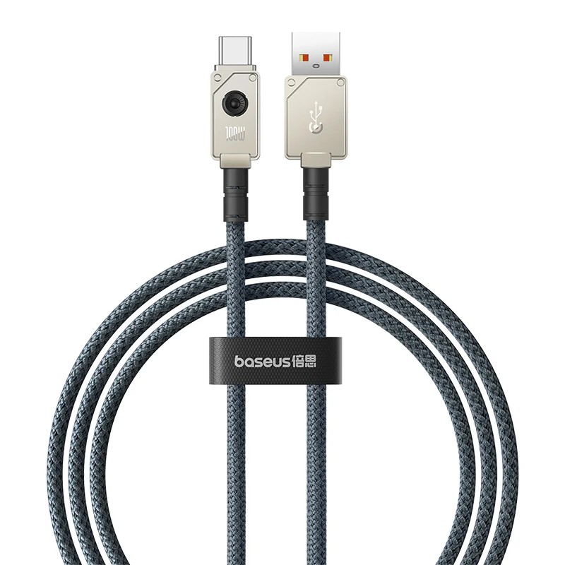 Кабель Baseus Unbreakable Series Fast Charging Data Cable USB to Type-C 100W 2m Stellar White