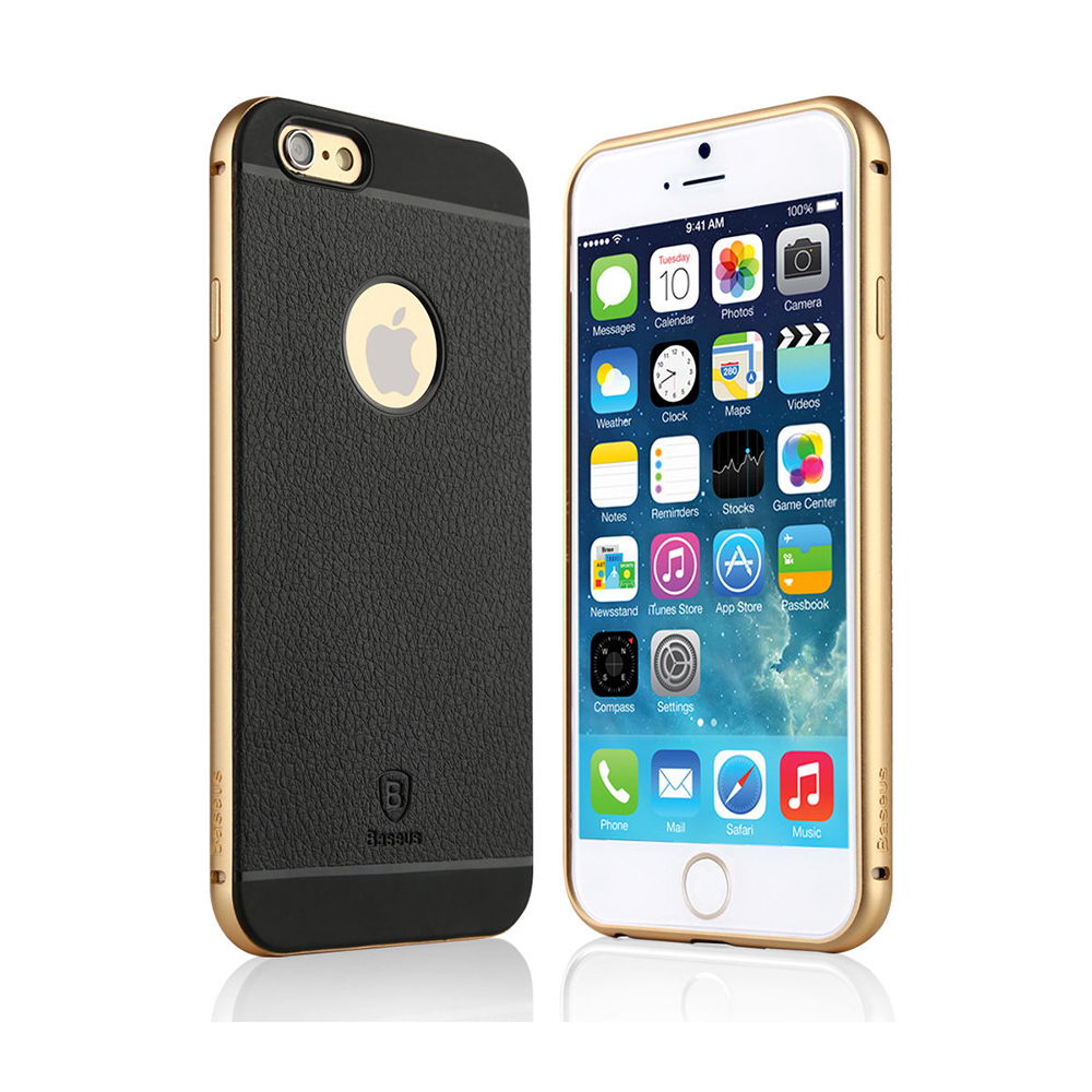 Чехол-накладка для Apple iPhone 6/6S - Baseus Fusion Pro золотистый